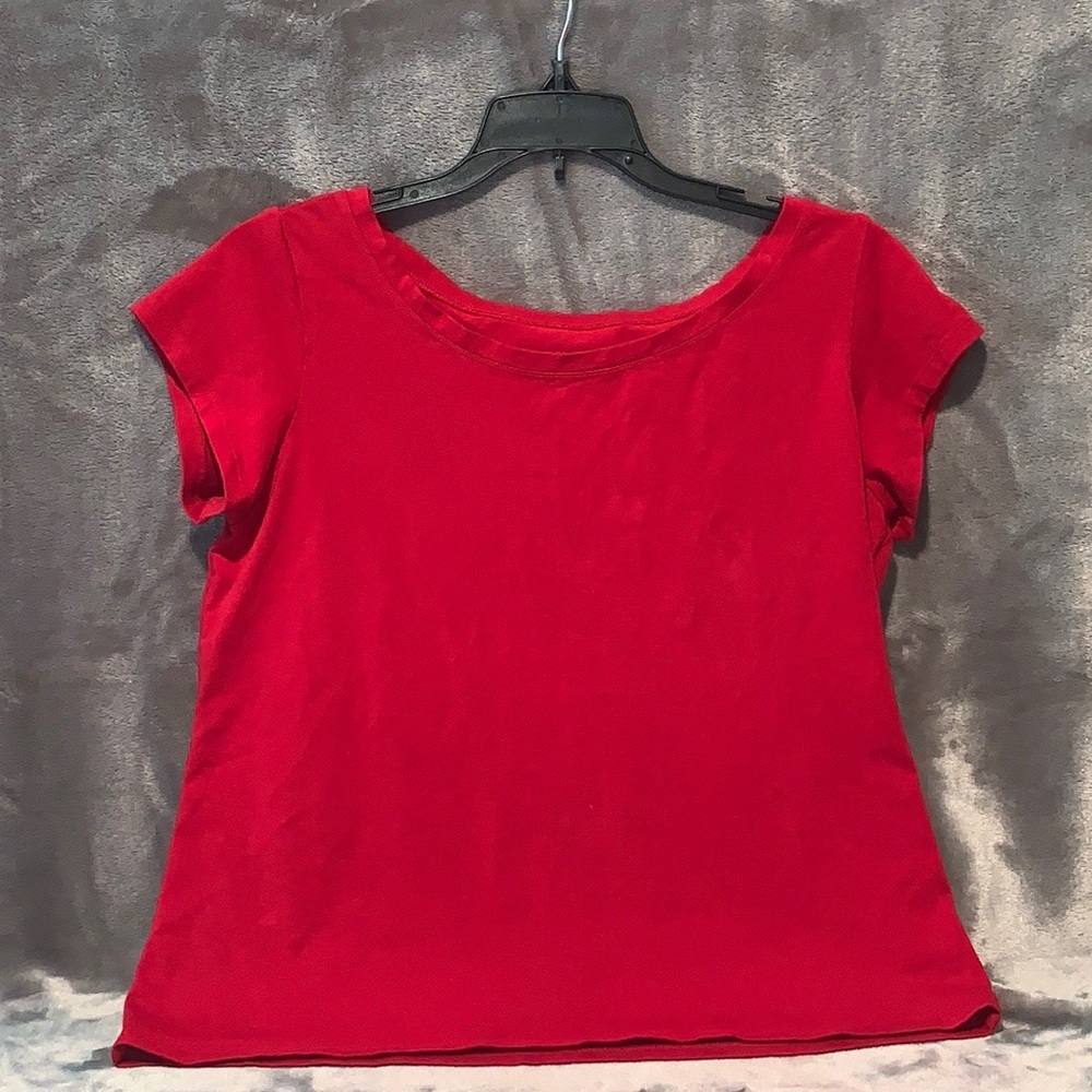 Eileen Fisher Soft Red Tee